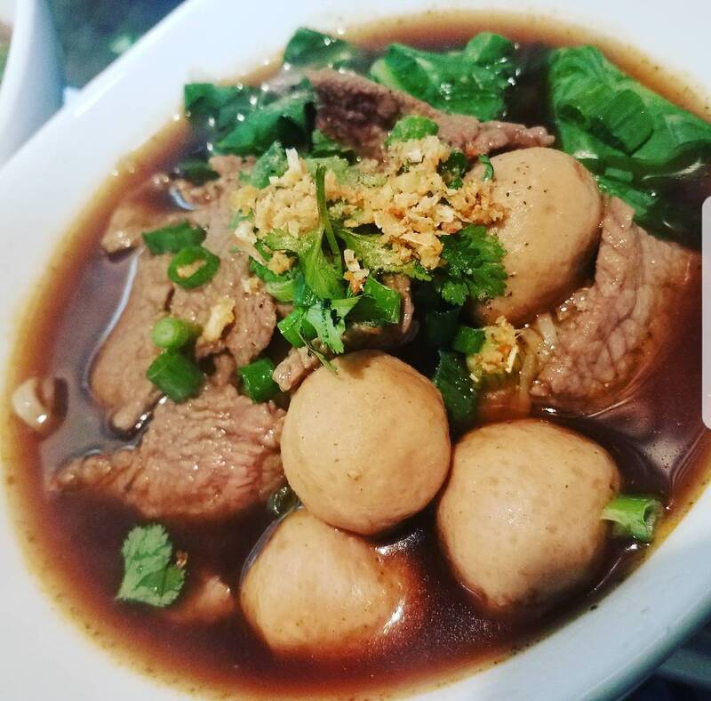 A traditional Thai entrée plated with care.